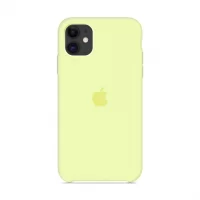 Силиконовый чехол Apple Silicone Case Mellow Yellow для iPhone 11